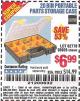 Harbor Freight Coupon 20 BIN PORTABLE PARTS STORAGE CASE Lot No. 62778/93928 Expired: 11/21/15 - $6.99