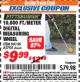 Harbor Freight ITC Coupon 10,000 FT. DIGITAL MEASURING WHEEL Lot No. 96136/62705 Expired: 9/30/17 - $9.99