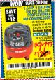 Harbor Freight Coupon 1.5 HP, 6 GALLON, 150 PSI PROFESSIONAL AIR COMPRESSOR Lot No. 62894/67696/62380/62511/68149 Expired: 8/24/15 - $97.79