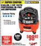 Harbor Freight Coupon 1.5 HP, 6 GALLON, 150 PSI PROFESSIONAL AIR COMPRESSOR Lot No. 62894/67696/62380/62511/68149 Expired: 4/15/18 - $98.92