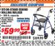 Harbor Freight ITC Coupon SIT-OR-STAND BEHIND ROLLING WALKER Lot No. 62547 Expired: 9/30/17 - $59.99