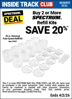 Harbor Freight Coupon 20 percent off coupon expires: 4/2/26