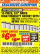 Harbor Freight ITC Coupon 10 PIECE, 3/8" DRIVE HIGH VISIBILITY SOCKET SETS Lot No. 61293/67924/67923/61285 Expired: 3/31/18 - $6.99
