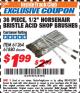 Harbor Freight ITC Coupon 36 PIECE, 1/2" HORSEHAIR BRISTLE ACID SHOP BRUSHES Lot No. 61264 Expired: 10/31/17 - $1.99