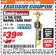 Harbor Freight ITC Coupon 1/4 TON LEVER MANUAL CHAIN HOIST Lot No. 67144 Expired: 11/30/17 - $39.99