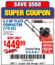 Harbor Freight Coupon 6.5 HP PLATE COMPACTOR (179 CC) Lot No. 66571/69738 Expired: 11/6/17 - $449.99