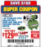 Harbor Freight Coupon 1 HP STAINLESS STEEL SHALLOW WELL PUMP AND TANK WITH PRESSURE CONTROL SWITCH Lot No. 63407 Expired: 11/6/17 - $129.99