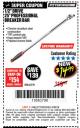 Harbor Freight Coupon 1/2" DRIVE 25" PROFESSIONAL BREAKER BAR Lot No. 62729 Expired: 4/30/18 - $14.99