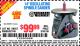 Harbor Freight Coupon 14" OSCILLATING SPINDLE SANDER Lot No. 69257/95088/62146 Expired: 4/4/15 - $99.99