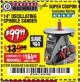 Harbor Freight Coupon 14" OSCILLATING SPINDLE SANDER Lot No. 69257/95088/62146 Expired: 3/7/18 - $99.99