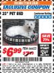 Harbor Freight ITC Coupon 23" PET BED Lot No. 66622 Expired: 11/30/17 - $6.99
