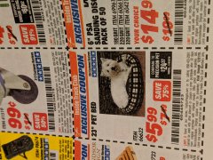 Harbor Freight ITC Coupon 23" PET BED Lot No. 66622 Expired: 12/31/18 - $5.99