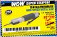 Harbor Freight Coupon HIGH SPEED METAL SAW Lot No. 60568/62541/91753 Expired: 9/22/15 - $12.99