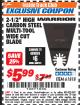 Harbor Freight ITC Coupon 2-1/2" HIGH CARBON STEEL MULTI-TOOL WIDE CUT BLADE Lot No. 61818 Expired: 3/31/18 - $5.99