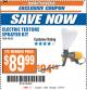 Harbor Freight ITC Coupon ELECTRIC TEXTURE SPRAYER KIT Lot No. 96123 Expired: 2/6/18 - $89.99