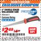 Harbor Freight ITC Coupon 6" DOUBLE EDGED WALLBOARD SAW Lot No. 66611 Expired: 3/31/18 - $2.49
