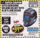 Harbor Freight Coupon AUTO-DARKENING WELDING HELMET WITH BLUE FLAME DESIGN Lot No. 91214/61610/63122 Expired: 4/30/18 - $39.99