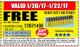 Harbor Freight FREE Coupon 24 PACK HEAVY DUTY BATTERIES Lot No. 61675/68382/61323/61677/68377/61273 Expired: 1/22/17 - FWP