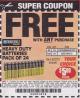 Harbor Freight FREE Coupon 24 PACK HEAVY DUTY BATTERIES Lot No. 61675/68382/61323/61677/68377/61273 Expired: 3/1/18 - FWP