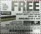 Harbor Freight FREE Coupon 24 PACK HEAVY DUTY BATTERIES Lot No. 61675/68382/61323/61677/68377/61273 Expired: 4/3/18 - FWP