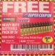 Harbor Freight FREE Coupon 24 PACK HEAVY DUTY BATTERIES Lot No. 61675/68382/61323/61677/68377/61273 Expired: 5/31/18 - FWP