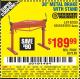 Harbor Freight Coupon 36" METAL BRAKE WITH STAND Lot No. 91012/62335/62518 Expired: 8/17/15 - $189.99