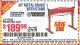 Harbor Freight Coupon 36" METAL BRAKE WITH STAND Lot No. 91012/62335/62518 Expired: 11/21/15 - $189.99