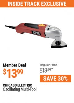 Harbor Freight ITC Coupon SINGLE SPEED MULTIFUNCTION POWER TOOL Lot No. 62279/62302/62866/68861 Expired: 7/29/21 - $13.99