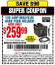 Harbor Freight Coupon 180 AMP MIG/FLUX WIRE FEED WELDER Lot No. 68886/62181 Expired: 3/29/15 - $259.99