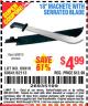 Harbor Freight Coupon 18" MACHETE WITH SERRATED BLADE Lot No. 62682/69910/60641/62683/57951 Expired: 5/16/15 - $4.99