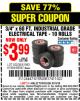 Harbor Freight Coupon 3/4" x 60 FT. INDUSTRIAL GRADE ELECTRICAL TAPE - 10 ROLLS Lot No. 6047/69587/61983/61984 Expired: 5/15/16 - $3.99
