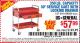 Harbor Freight Coupon 30" SERVICE CART WITH LOCKING DRAWER Lot No. 61161/90428 Expired: 10/14/15 - $57.99