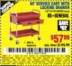 Harbor Freight Coupon 30" SERVICE CART WITH LOCKING DRAWER Lot No. 61161/90428 Expired: 11/1/15 - $57.99