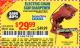 Harbor Freight Coupon ELECTRIC CHAIN SAW SHARPENER Lot No. 63804/63803/61613/68221 Expired: 1/16/16 - $29.99