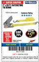 Harbor Freight Coupon 2" x 20 FT. RATCHETING TIE DOWN Lot No. 61289/47764/62364 Expired: 3/18/18 - $5.99