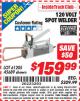 Harbor Freight ITC Coupon CHICAGO ELECTRIC 120V SPOT WELDER Lot No. 61205 Expired: 4/30/15 - $159.99