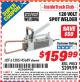 Harbor Freight ITC Coupon CHICAGO ELECTRIC 120V SPOT WELDER Lot No. 61205 Expired: 7/31/15 - $159.99