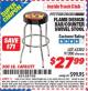 Harbor Freight ITC Coupon FLAME DESIGN BAR/COUNTER SWIVEL STOOL Lot No. 62202/91200 Expired: 11/30/15 - $27.99