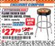 Harbor Freight ITC Coupon FLAME DESIGN BAR/COUNTER SWIVEL STOOL Lot No. 62202/91200 Expired: 9/30/17 - $27.99
