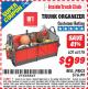 Harbor Freight ITC Coupon TRUNK ORGANIZER Lot No. 65178 Expired: 5/31/15 - $9.99