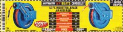 Harbor Freight Coupon EARTHQUAKE XT 3/8 IN. X 50 FT. INDUSTRIAL GRADE AIR HOSE REEL Lot No. 64925 Expired: 7/31/19 - $159.99