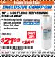 Harbor Freight ITC Coupon 18"  1470 FT. HIGH PERFORMANCE STRETCH WRAP Lot No. 61571/94172 Expired: 4/30/18 - $21.99