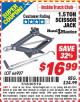 Harbor Freight ITC Coupon HAUL-MASTER 1-1/2 TON SCISSOR JACK Lot No. 66907 Expired: 2/28/15 - $16.99