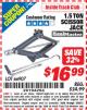 Harbor Freight ITC Coupon HAUL-MASTER 1-1/2 TON SCISSOR JACK Lot No. 66907 Expired: 4/30/15 - $16.99