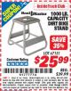 Harbor Freight ITC Coupon 1000 LB. CAPACITY DIRT BIKE STAND Lot No. 67151 Expired: 2/28/15 - $25.99