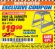 Harbor Freight ITC Coupon 1000 LB. CAPACITY DIRT BIKE STAND Lot No. 67151 Expired: 10/31/17 - $19.99