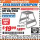Harbor Freight ITC Coupon 1000 LB. CAPACITY DIRT BIKE STAND Lot No. 67151 Expired: 4/30/18 - $19.99
