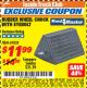 Harbor Freight ITC Coupon RUBBER WHEEL CHOCK WITH EYEBOLT Lot No. 69828/65320 Expired: 10/31/17 - $11.99