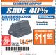 Harbor Freight ITC Coupon HAUL-MASTER WHEEL CHOCK WITH EYEBOLT Lot No. 69828 Expired: 4/10/18 - $11.99