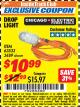 Harbor Freight ITC Coupon DROP LIGHT Lot No. 3489 Expired: 8/31/17 - $10.99